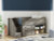 Ashley Frandern Gray Twin Loft Bed with Bookcase and Drawer Storage