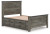 Ashley Frandern Black Gray Full Panel Bed with Storage