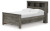 Ashley Frandern Gray Full Bookcase Panel Bed with Storage