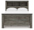 Ashley Frandern Gray Full Bookcase Panel Bed with Storage