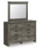 Ashley Frandern Gray Dresser and Mirror