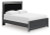 Ashley Birmonton Black Queen Upholstered Panel Bed