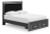Ashley Birmonton Black Queen Upholstered Panel Storage Bed Ashley Birmonton Black Queen Upholstered Panel Storage Bed