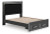 Ashley Birmonton Black Queen Upholstered Panel Storage Bed