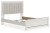 Ashley Birmonton White Queen Upholstered Panel Bed