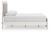 Ashley Birmonton White Queen Upholstered Panel Bed B3381/54/57/96
