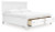 Ashley Fortman White King Panel Storage Bed