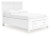 Ashley Fortman White Full Panel Storage Bed