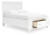 Ashley Fortman White Full Panel Storage Bed
