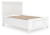 Ashley Fortman White Full Panel Storage Bed