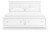 Ashley Fortman White California King Panel Storage Bed