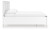 Ashley Fortman White California King Panel Storage Bed