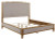 Ashley Sharlance Light Brown King Upholstered Panel Bed
