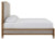 Ashley Sharlance Light Brown King Upholstered Panel Bed