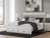 Ashley Birmonton White King Upholstered Panel Storage Bed