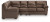 Ashley Whitlock Caramel 3-Piece Sectional