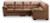 Ashley Whitlock Caramel 3-Piece Sectional