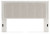 Ashley Birmonton White King Upholstered Panel Headboard