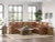 Ashley Whitlock Umber 3-Piece Sectional 27705/46/56/66