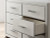 Ashley Birmonton White Dresser and Mirror
