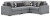 Benchcraft Bealton Salt and Pepper 4-Piece Sectional