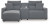 Ashley ModMax II Salt and Pepper 3-Piece Power Reclining Sectional with Chaise 65906/57/58/97
