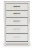 Ashley Birmonton White Chest of Drawers