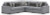 Benchcraft Bealton Salt and Pepper 5-Piece Sectional