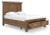 Ashley Vandenmore Medium Brown Queen Panel Storage Bed