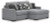 Benchcraft Bealton Salt and Pepper 2-Piece Sectional with Chaise 61305/16/65