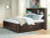 Ashley Vanmore Dark Brown King Storage Bed
