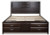 Ashley Vanmore Dark Brown King Storage Bed
