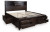 Ashley Vanmore Dark Brown California King Storage Bed