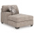 Ashley Newellen Greystone 3-Piece Sectional with Double Chaise