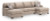 Ashley Newellen Greystone 3-Piece Sectional with Double Chaise