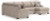 Benchcraft Newellen Hemp 3-Piece Sectional with Chaise