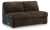 Ashley Midnight-Madness Chocolate 3-Piece Sectional with Chaise