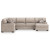 Benchcraft Newellen Hemp 3-Piece Sectional with Chaise 48404/16/49/71
