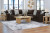 Ashley Midnight-Madness Chocolate 3-Piece Sectional