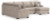 Ashley Newellen Greystone 3-Piece Sectional with Chaise