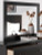Ashley Maribel Black Bedroom Mirror