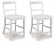 Ashley Chadworth Black Counter Height Barstool (Set of 2)