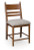 Ashley Chadworth Black Counter Height Barstool (Set of 2)
