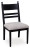 Ashley Chadworth Black Dining Chair (Set of 2) D824-05