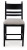 Ashley Chadworth Black Counter Height Barstool (Set of 2) D824-724
