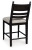Ashley Chadworth Black Counter Height Barstool (Set of 2) D824-724