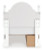 Ashley Maylilly White Twin Upholstered Panel Storage Bed Ashley Maylilly White Twin Upholstered Panel Storage Bed