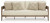 Ashley Serene Bay Dark Brown White Outdoor Sofa and Loveseat