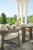 Ashley Serene Bay Dark Brown Outdoor Dining Table and 4 Chairs P671/625/602A(2)
