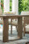 Ashley Serene Bay Dark Brown Outdoor Dining Table and 4 Chairs P671/625/602A(2)